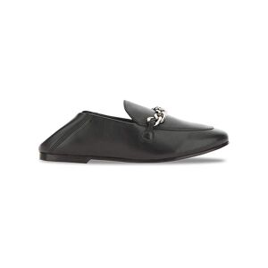 Simply Be Collapsable Back Loafer Wide Black 4 Female