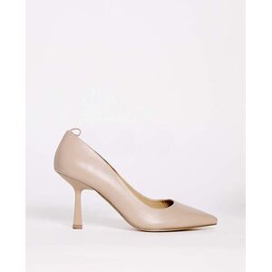 Simply Be Ankle Chain Heeled Court Shoes Ex Wide Camel 4 Female