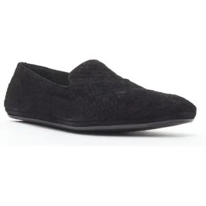 Bottega Veneta Vintage , Pre-owned Black Suede Bottega Veneta Flat Shoes ,Black female, Sizes: 10 1/2 UK