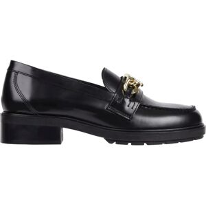 Tommy Hilfiger , Black Chain Loafers for Women ,Black female, Sizes: 5 UK, 8 UK, 7 UK, 3 UK, 6 UK