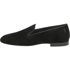 Yves Saint Laurent Vintage , Pre-owned Velvet flats ,Black female, Sizes: 11 UK