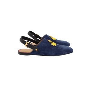 Christian Louboutin Pre-owned , Pre-owned Suede espadrilles ,Blue female, Sizes: 10 1/2 UK