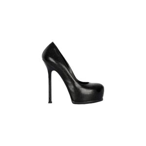 Saint Laurent Vintage , Pre-owned Leather heels ,Black female, Sizes: 4 UK