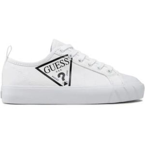 Guess , Lace-up White Sneakers ,White female, Sizes: 3 UK, 6 UK