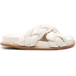 Fabiana Filippi , White Slippers Ss24 ,White female, Sizes: 5 UK, 4 UK, 6 UK