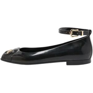 Fendi Vintage , Pre-owned Fabric flats ,Black female, Sizes: 3 UK