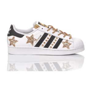 Adidas , Handmade White Gold Sneakers ,Multicolor female, Sizes: 8 1/3 UK, 5 2/3 UK, 5 UK, 7 UK, 2 1/2 UK, 3 2/3 UK, 3 UK, 9 UK, 4 1/3 UK, 7 2/3 UK, 6 1/3 UK