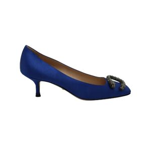 Gucci Vintage , Pre-owned Satin heels ,Blue female, Sizes: 4 UK