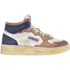 Autry , Vintage Medalist Leather Sneakers ,Multicolor female, Sizes: 5 UK, 4 UK