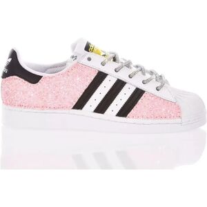 Adidas , Custom White Pink Sneakers Women ,Multicolor female, Sizes: 5 2/3 UK, 3 2/3 UK, 5 UK, 8 1/3 UK, 3 UK, 6 1/3 UK, 9 UK, 2 1/2 UK, 7 UK, 4 1/3 UK, 7 2/3 UK