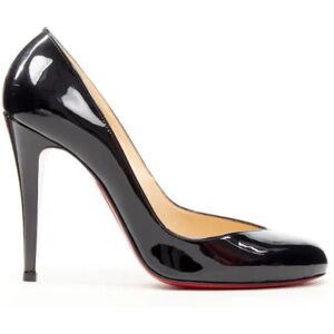 Christian Louboutin Pre-owned , Pre-owned Leather heels ,Black female, Sizes: 5 UK