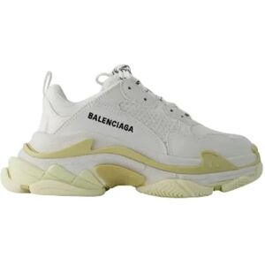 Balenciaga Vintage , Pre-owned Leather sneakers ,White female, Sizes: 9 UK