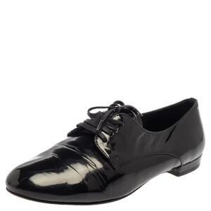 Miu Miu Pre-owned , Pre-owned Leather flats ,Black female, Sizes: 2 1/2 UK