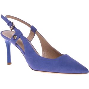 Baldinini , Court shoe in blue suede ,Blue female, Sizes: 4 UK, 5 UK, 8 UK, 6 1/2 UK, 5 1/2 UK, 3 UK, 7 UK, 6 UK