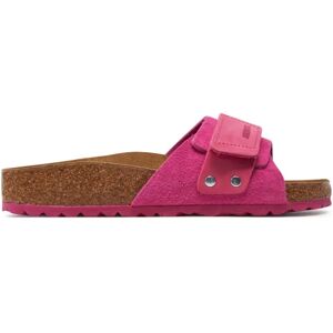 Birkenstock , Fuchsia Suede Sandals ,Pink female, Sizes: 5 UK