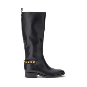 Guess , Studded Leather Boot ,Black female, Sizes: 2 UK, 4 UK