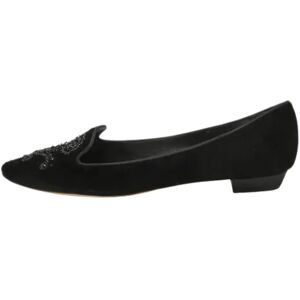 René Caovilla Pre-owned , Pre-owned Velvet flats ,Black female, Sizes: 8 UK