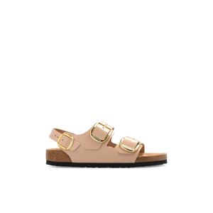 Birkenstock , ‘Milano Big Buckle’ sandals ,Beige female, Sizes: 3 UK, 7 UK, 8 UK, 6 UK, 2 UK, 5 UK