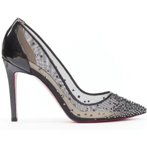 Christian Louboutin Pre-owned , Pre-owned Mesh heels ,Black female, Sizes: 5 UK