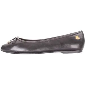 Ralph Lauren , Women`s Leather Ballerina Flats ,Black female, Sizes: 3 UK