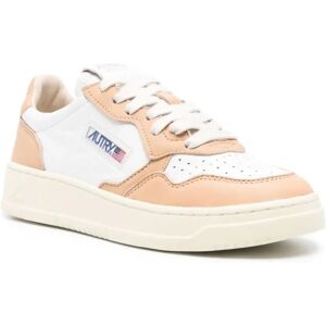 Autry , Stylish Beige Sneakers for Women ,Beige female, Sizes: 5 UK