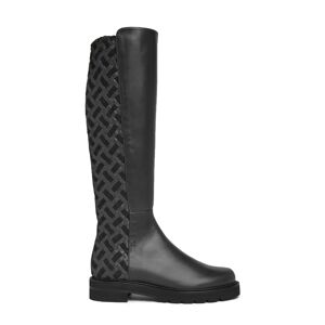 Stuart Weitzman , Wicka Lift Leather Ankle Boots ,Black female, Sizes: 3 UK