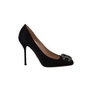 Gucci Vintage , Pre-owned Satin heels ,Black female, Sizes: 4 UK
