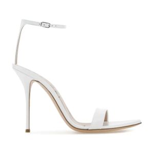 Casadei , Elegant White Leather High Heel Sandals ,White female, Sizes: 6 UK, 7 UK, 4 1/2 UK, 3 UK, 5 UK, 4 UK