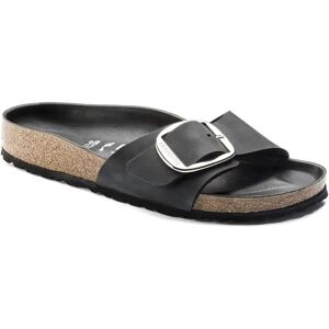 Birkenstock , Sandals Madrid Big Buckle ,Black female, Sizes: 7 UK, 2 UK, 4 UK, 6 UK, 5 UK, 8 UK, 3 UK