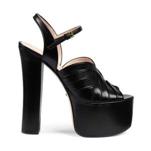 Gucci , Sandals with high heels ,Black female, Sizes: 6 UK