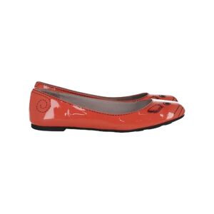 Marc Jacobs Pre-owned , Pre-owned Leather flats ,Orange female, Sizes: 3 1/2 UK