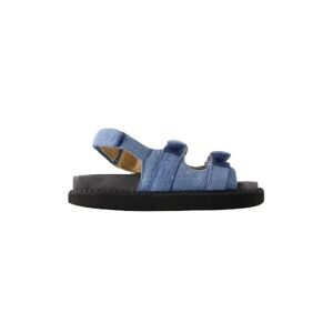 Isabel Marant Pre-owned , Pre-owned Cotton sandals ,Blue female, Sizes: 8 UK