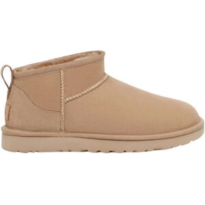 UGG , Beige Classic Ultra Mini Boots ,Beige female, Sizes: 6 UK, 7 UK, 8 UK, 5 UK, 3 UK, 4 UK