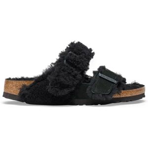 Birkenstock , Classic Black Sandals with Color Blocking Design ,Black female, Sizes: 5 UK, 4 UK, 8 UK, 7 UK, 6 UK