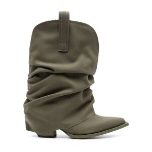 R13 , Slouchy Cowboy Boots ,Green female, Sizes: 5 UK, 4 UK, 6 UK