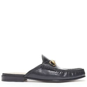 Gucci Vintage , Pre-owned Leather flats ,Black female, Sizes: 9 1/2 UK