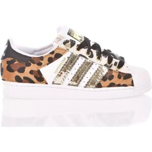 Adidas , Handmade White Gold Sneakers ,Multicolor female, Sizes: 9 UK, 5 UK, 6 1/3 UK, 3 UK, 5 2/3 UK, 3 2/3 UK, 2 1/2 UK, 4 1/3 UK, 7 UK, 7 2/3 UK, 8 1/3 UK