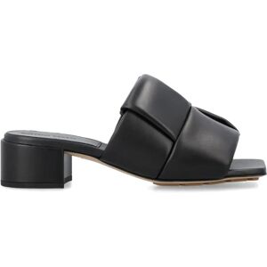 Bottega Veneta , Black Closed Heel Patch Mule ,Black female, Sizes: 7 UK