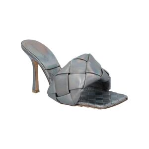 Bottega Veneta Vintage , Pre-owned Leather heels ,Gray female, Sizes: 5 UK