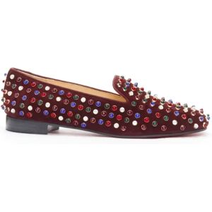 Christian Louboutin Pre-owned , Pre-owned Suede flats ,Multicolor female, Sizes: 6 1/2 UK