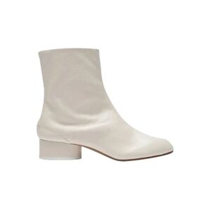 Maison Margiela Pre-owned , Pre-owned Leather boots ,White female, Sizes: 3 UK