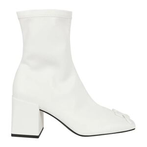 Courrèges , Women's Shoes Ankle Boots White Ss24 ,White female, Sizes: 4 UK, 8 UK