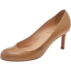 Christian Louboutin Pre-owned , Pre-owned Leather heels ,Beige female, Sizes: 2 UK