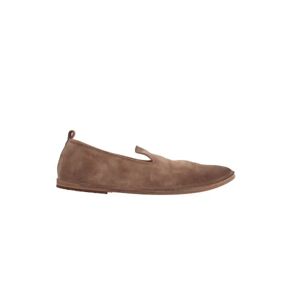 Marsell , Brown Suede Slipper with Antiqued Effect ,Brown female, Sizes: 3 UK, 5 1/2 UK, 3 1/2 UK, 6 UK