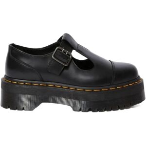 Dr. Martens , Distinctive Style Flat Shoes ,Black female, Sizes: 6 UK, 5 UK, 6 1/2 UK, 4 UK