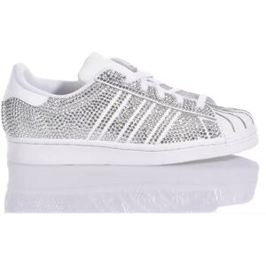 Adidas , Handmade White Sneakers for Women ,Multicolor female, Sizes: 2 1/2 UK, 6 1/3 UK, 4 1/3 UK, 7 UK, 3 UK, 8 1/3 UK, 7 2/3 UK, 5 2/3 UK, 3 2/3 UK, 5 UK