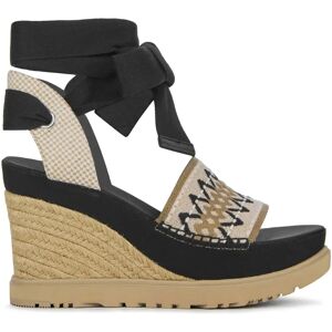 UGG , Abbot Ankle Rap Wedges ,Black female, Sizes: 5 UK, 4 UK, 7 UK, 3 UK