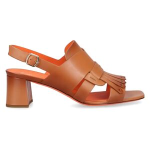 Santoni , Sophisticated High Heel Sandals ,Brown female, Sizes: 2 UK, 7 UK, 4 UK