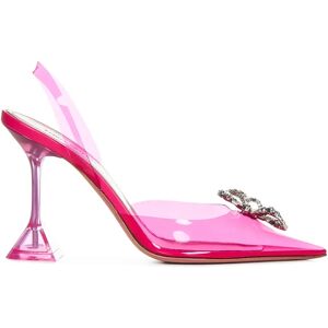 Amina Muaddi , Women's Shoes Pumps Pink Aw23 ,Pink female, Sizes: 5 UK, 4 1/2 UK, 4 UK