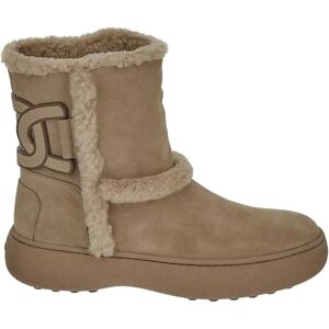 Tod's , Winter Boots, Arctic Collection ,Beige female, Sizes: 4 1/2 UK, 4 UK, 7 UK